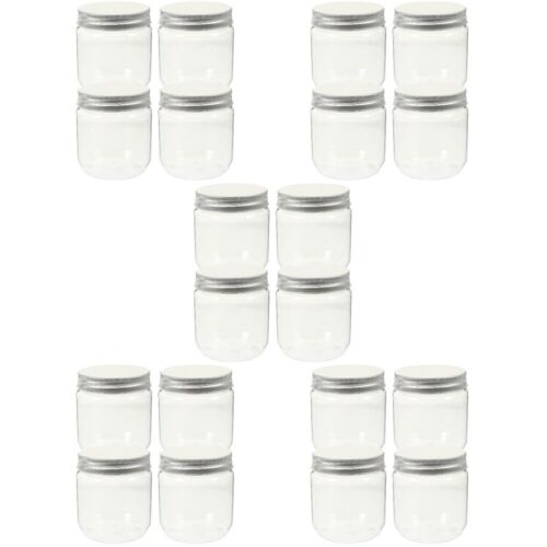  20 pièces boîte de stockage pour la cuisine aluminium pots de rangement récipient à farine en verre - Photo 1/12