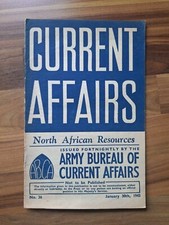 Army Bureau Of Current Affairs 1943 Booklet WW2 Military