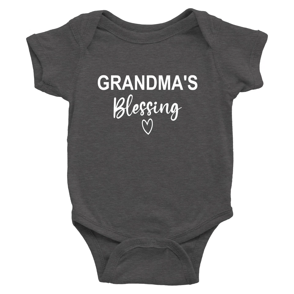Body Bendición Abuela Bebé Bendito Abuela Bebé Mameluco Infantil Costilla Ducha Regalo Foto 2 de 2