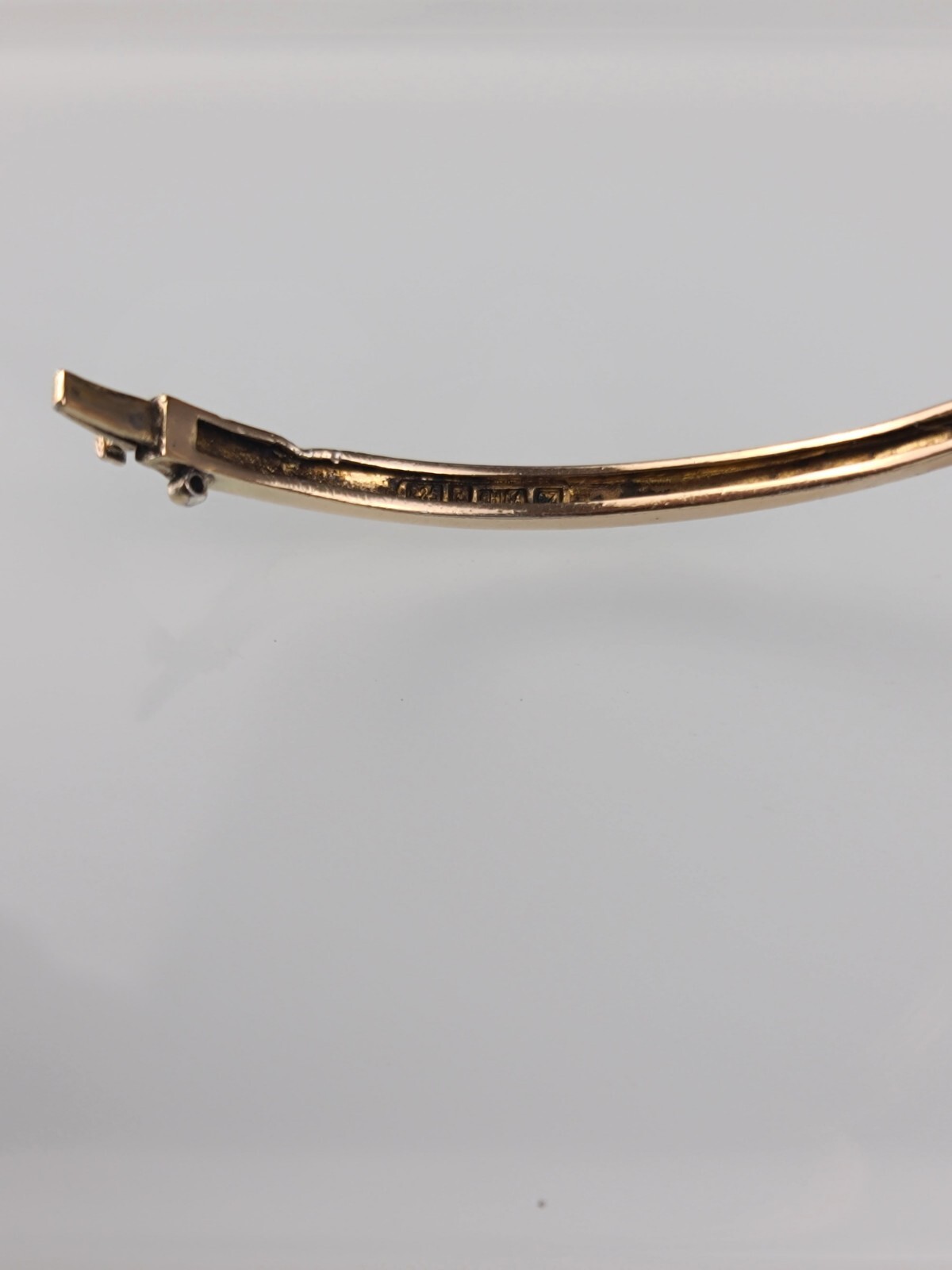 Sterling 925 Solid Silver Iced AAA Hinged Bangle … - image 10