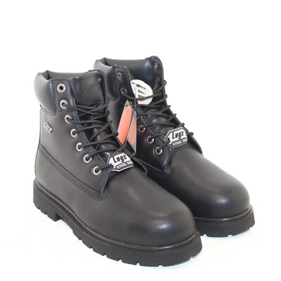 LUGZ Work Force men work boots shoe sizes 9 M-W black faux  display picture 2