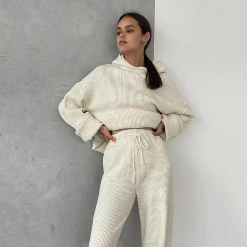 Women's Winter Casual Two Piece loose fit loungewear - Picture 5 of 5