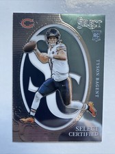 2023 Panini Select #CRO-TBA Tyson Bagent Select Certified Bears RC