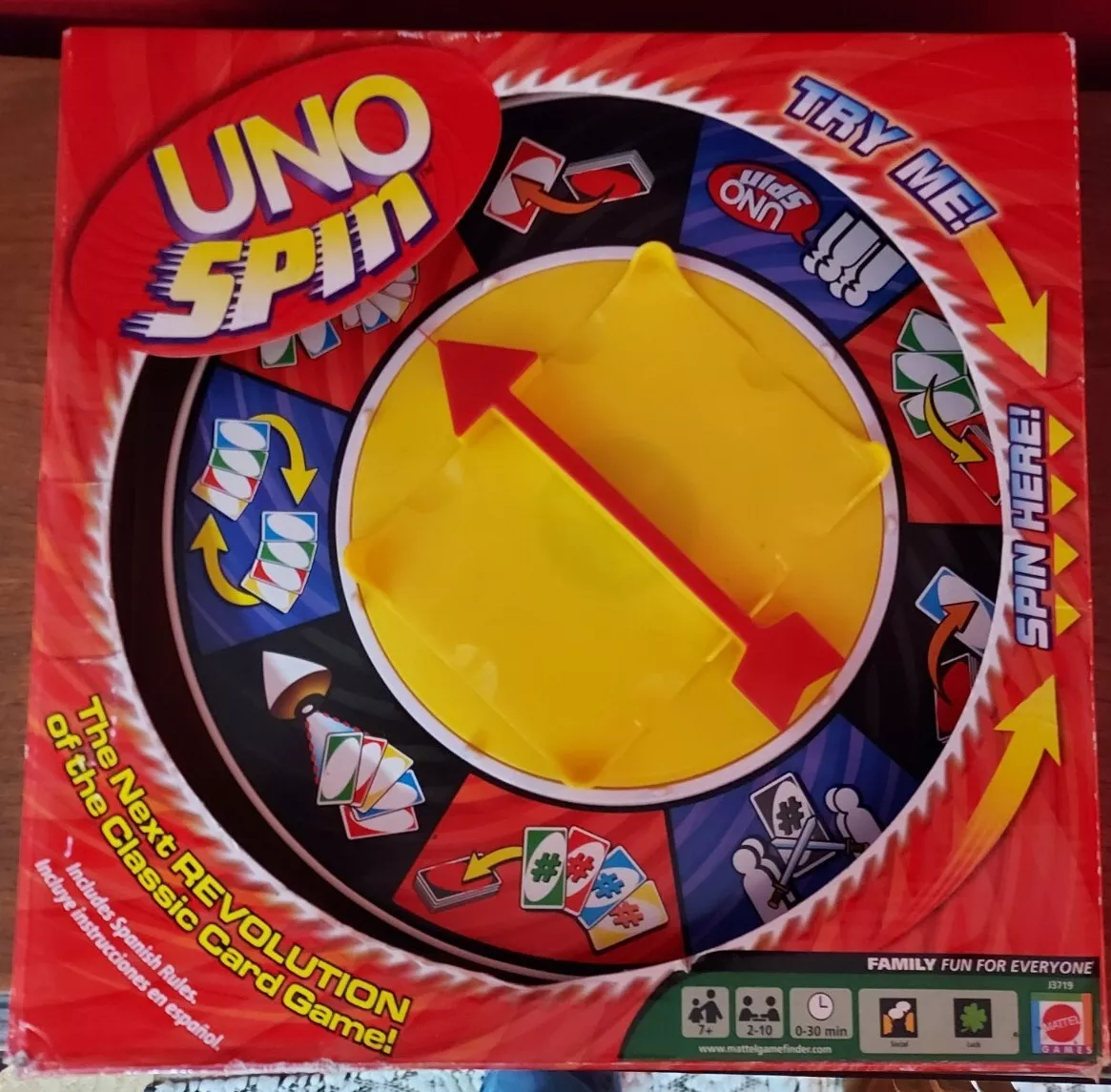 Mattel Games UNO Spin