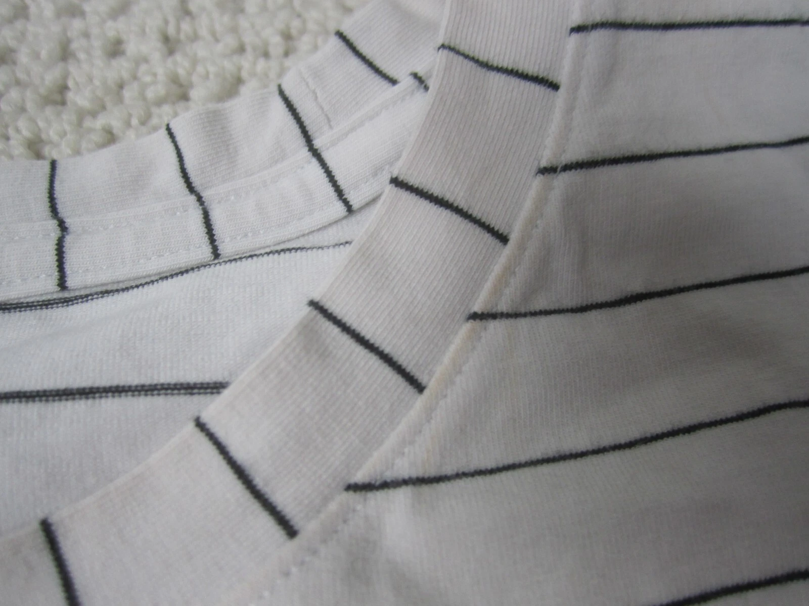 lululemon athleisure crew neck run running striped shirt