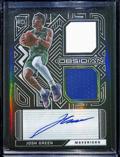 2020-21 Panini Obsidian Basketball Rookie Relic Autograph #JGR Josh Green 71/99
