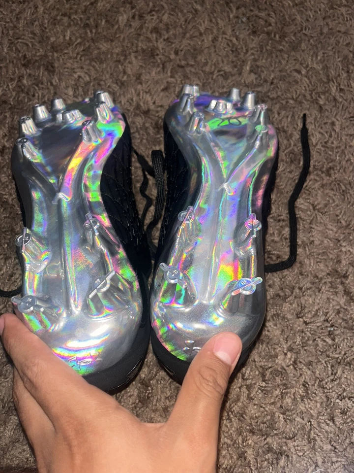 Nuevos botines de fútbol Under Armour Magnetico Elite 3 FG negros para hombre 9,5/mujer 11 Foto 3 de 4