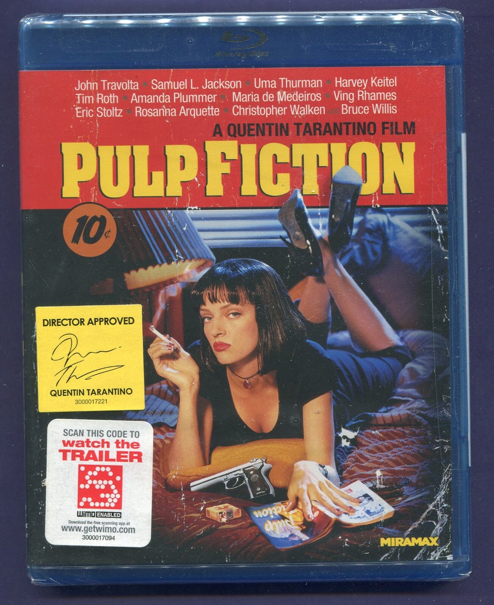 Pulp Fiction Bluray Quentin Tarantino Bruce Willis John Travolta - Main Image