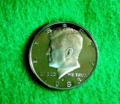 1983 - S Kennedy Half Dollar Proof  Clad  Gem,   Deep Cameo