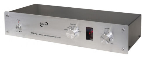 Dynavox Tube Preamp TPR-43 Silver with Phono MM/MC TPR43 Preamplifier