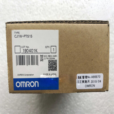 1PC New OMRON PLC CJ1W-PTS15 CJ1WPTS15 Temperature Control Unit In Box 