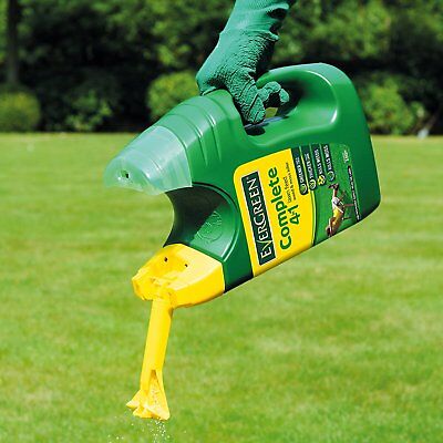 EVERGREEN COMPLETE 4IN1 GREEN LAWN FERTILIZER KILLS MOSS / WEEDS 3.5KG