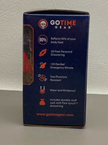 Go Time Gear Life Tent Emergency Shelter Survival Tent Camping Hiking - Picture 2 of 5