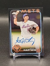 2024 Topps Chrome Grant Hartwig RC Auto - Mets