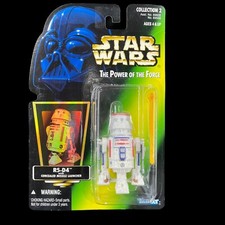 Kenner STAR WARS Power of the Force R5-D4 Green Card w Hologram Factory Sealed