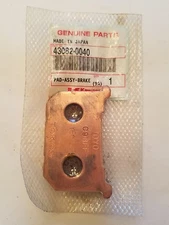 Genuine Kawasaki Parts for Police KZ1000: Front Brake Pad Assy 43082-0040 NEW