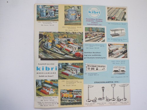 Brochure/Flyer - Kibri - Model Railway - Accessories - Track H0 - B8 - Picture 3 of 6
