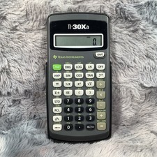 Texas Instruments TI-30Xa Solar Scientific Calculator Tested Working