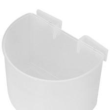 Transparent 10pcs Pigeons Feeding Cups Safe Plastic Bird Hanging Feeding Dis-DSO