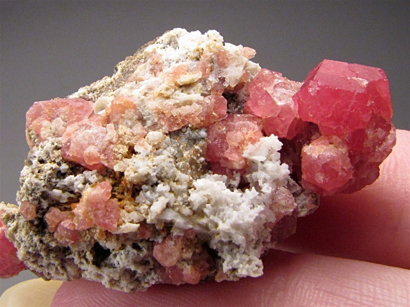 Red Grossular Garnet Sierra de Cruces Coahuila Mexico