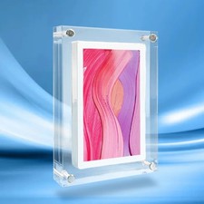 Acrylic Digital Photo Frame 5  7 Inch IPS Display, 960x640, 4GB Memory