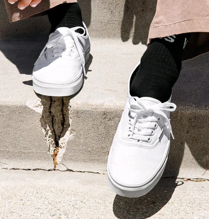 Vans Era True White Canvas Skate Shoes Men Sz 12 New 2024 Rare Authentic Lowpro Vans Authentic Lowpro White Skate Shoes | Zumiez main image 2