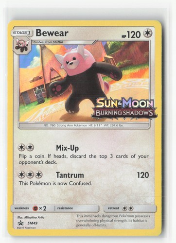 #Bewear #SM49 Promo, Holo Near Mint or Better Pokemon