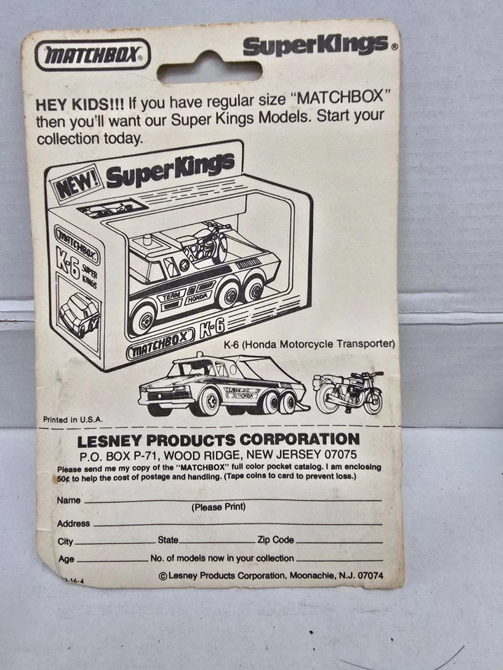 Matchbox Lesney Superfast Volkswagen Dormobile Pizza Van - 1980 made in England - Image 3 of 3