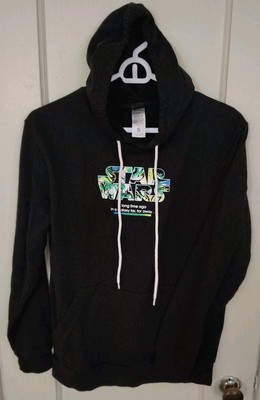 Star Wars Episode IV A New Hope Double-Sided Graphic Hoodie Black Size Small