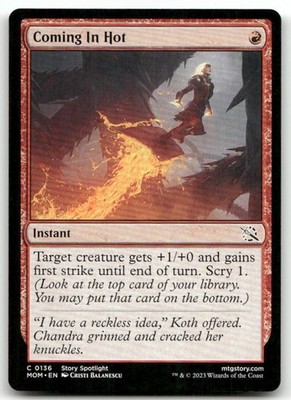 Coming In Hot #136 (NM) March of the Machine MOM Magic MTG