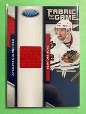 2011-12 Certified Fabric of the Game #36 Troy Brouwer 018/399