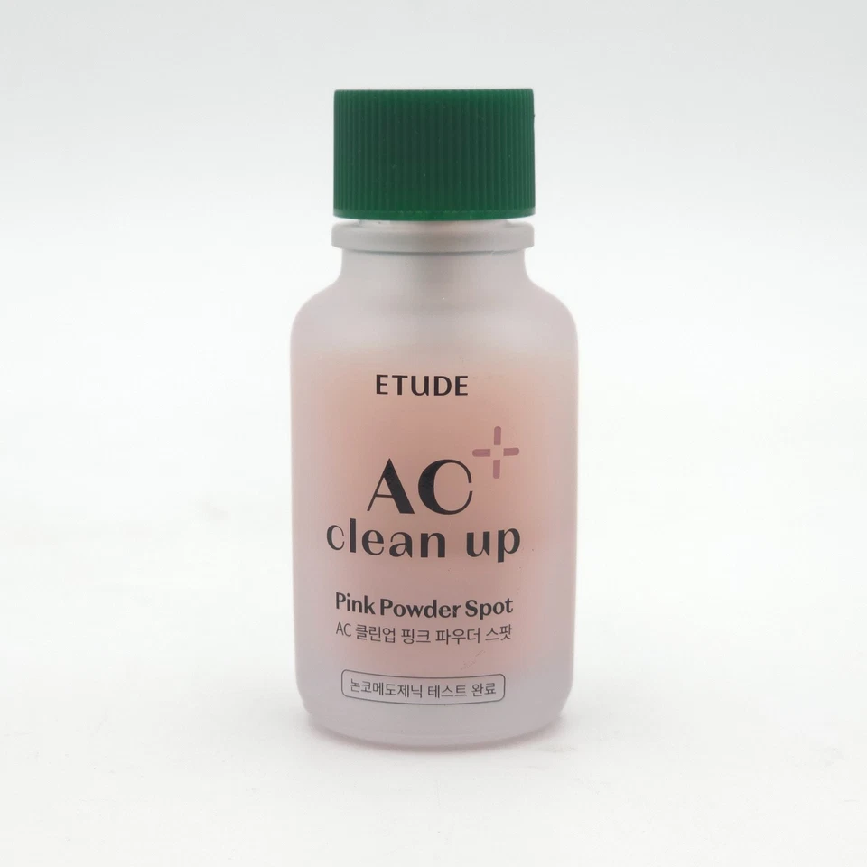 ETUDE AC Clean Up 粉色蜜粉 15 毫升痤疮护理 K-Beauty — 第 2/4 张图片