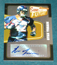 Autographed 2008 Bowman Signs of the Future Ryan Torain Rookie Card #SF-RT. rookie card picture