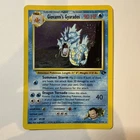 2000 Pokemon Giovanni's Gyarados 5/132 Gym Challenge Unlimited Holo HEAD SWIRL
