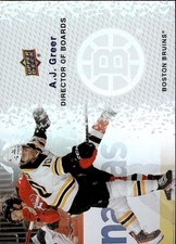 2023-24 Upper Deck #DB-2 A.J Greer Director Of Boards Boston Bruins.