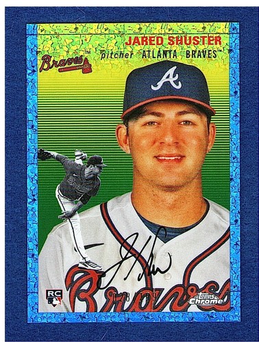 2023 Topps Chrome Platinum Blue Mini-Diamond Refractors #202 Jared Shuster