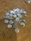 Silver Grams .999 Fine Silver Rounds / Bars Lot Of 10 Pieces