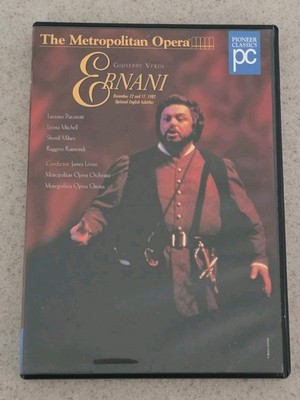 The Metropolitan Opera Ernani DVD 1983 Giuseppe Verdi Luciano Pavarotti Pioneer