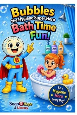 Bubbles Super Hygiene Hero Bath Time Fun!: Scrub, Rinse, Shine by Ronnette Curls
