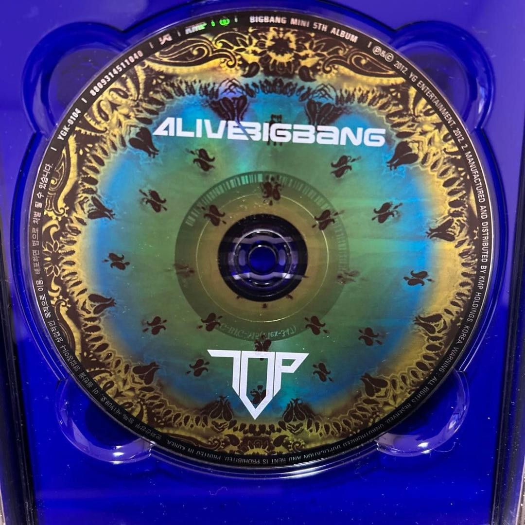 BIGBANG T.O.P ALIVE Album w/ Photocard 2012 K-pop Limited