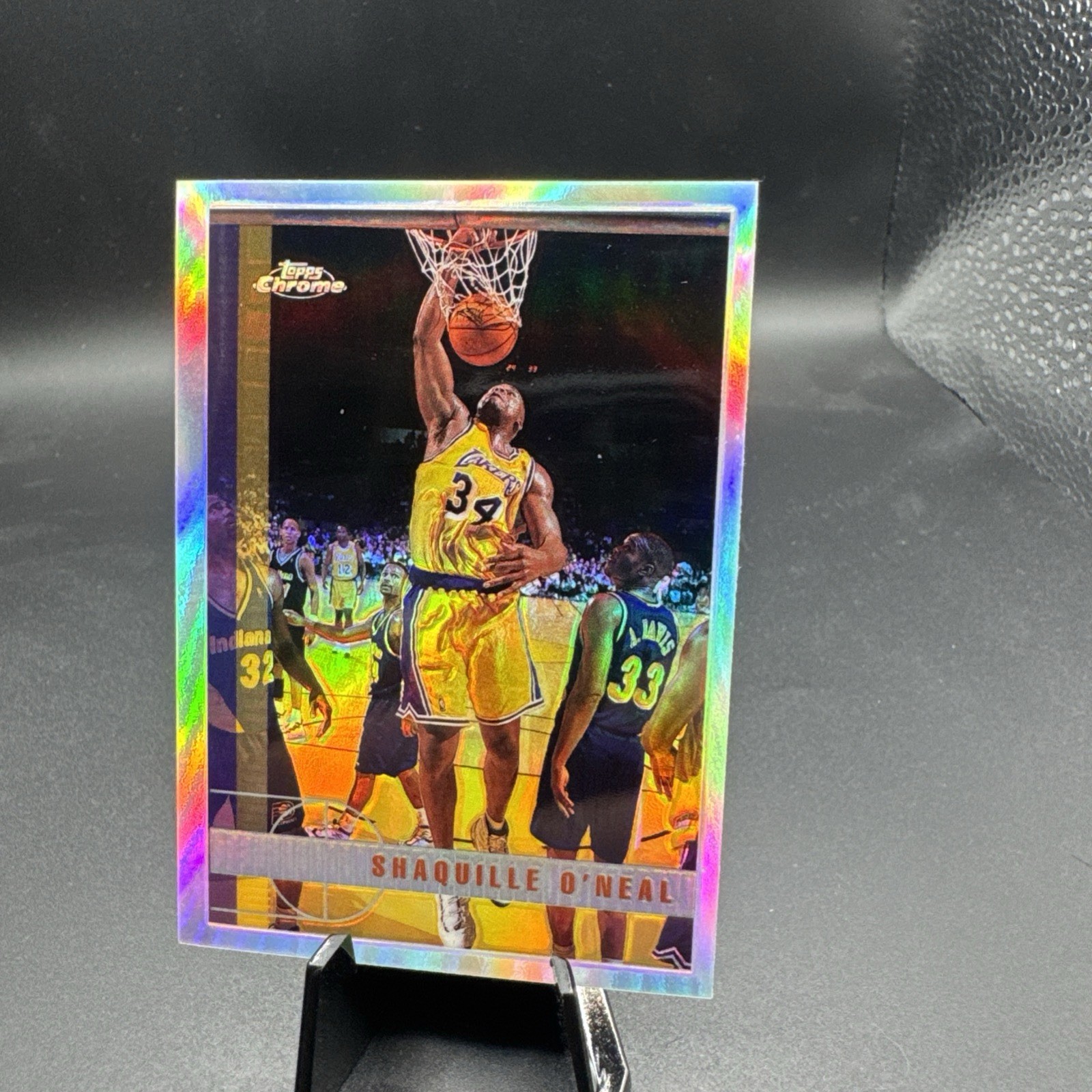 1997-98 Topps Chrome Refractor #109 Shaquille O'Neal