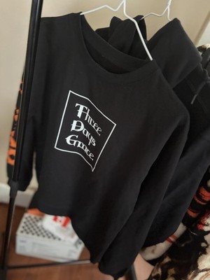 three days grace X off-white Essentials Gray Black Sweatshirt Men S Logo