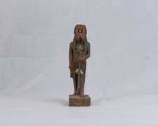 Seltene altägyptische pharaonische antike Statue von Anubis, Gott des Jenseits