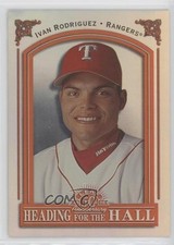 1998 Leaf Heading for the Hall 1369/3500 Ivan Rodriguez #18 HOF 0n64