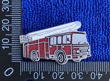 ERF Snorkel Fire Engine - Vintage Enamel Pin Badge