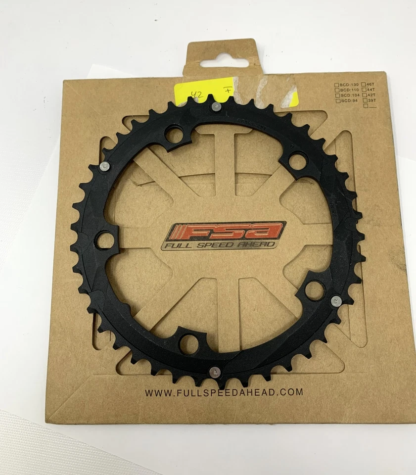 FSA Pro Road 42T x 130mm BCD Chainring - New - Image 3 of 3