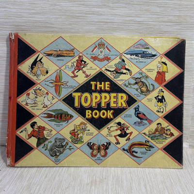 Vintage  The Topper Book  1958 Annual Hard Back Comic Book Collectible