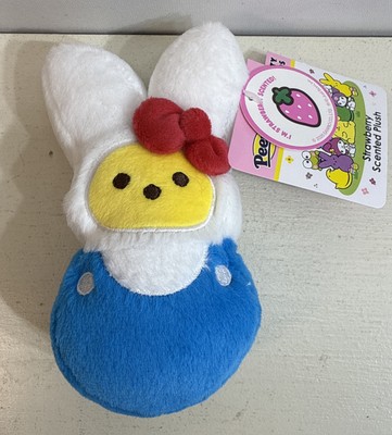 Peeps 6'' Plush Bunny Hello Kitty Strawberry Scented NEW