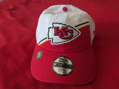 New Era Kansas City Chiefs Youth White Baseball Cap NFL  9twenty football MO red