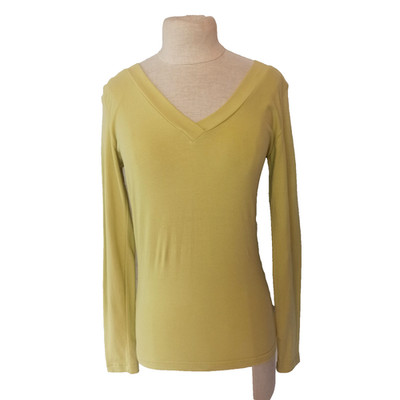 Noa Noa Shirt   Basic Stretch Gelb Langarm C175T Größe -S- passt 36,38,S Limoni